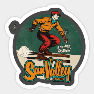 Vintage Idaho Ski Resort Sticker